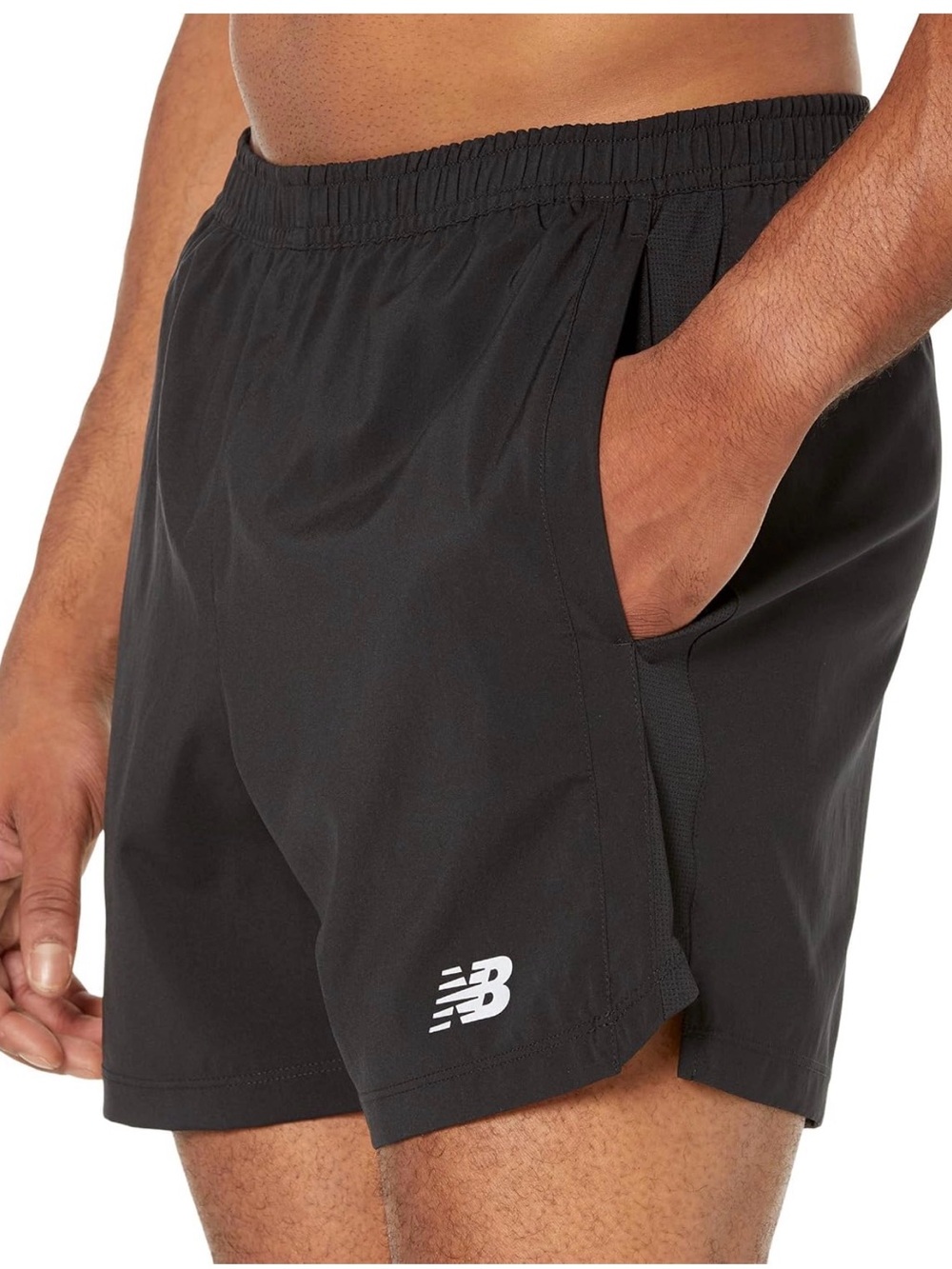New Balance Men's Black Performance Running Shorts
